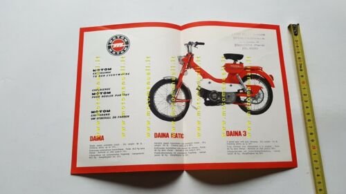 Motom 50 Daina - Dainamatic - Daina 3 1967 depliant …
