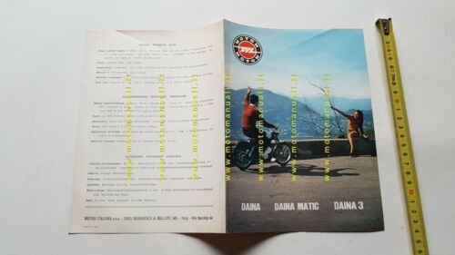 Motom 50 Daina - Dainamatic - Daina 3 1967 depliant …