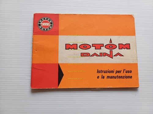Motom 50 Daina - Dainamatic anni 60 manuale uso manutenzione …