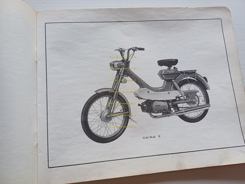 Motom 50 Daina 3 1968 catalogo ricambi originale