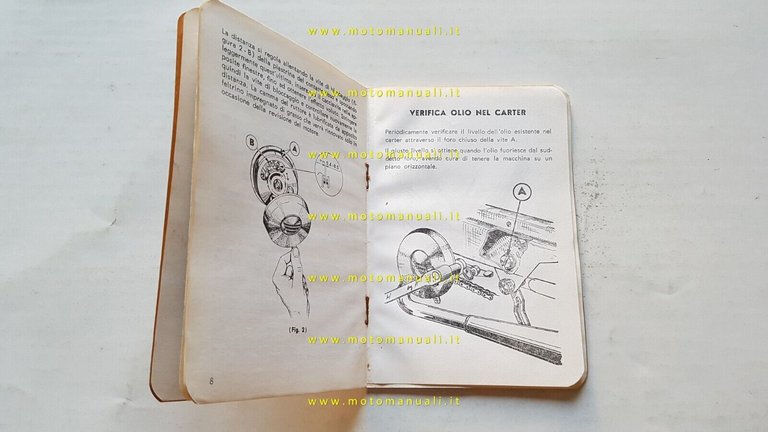 Motom 50 Nova 1965 manuale uso manutenzione libretto originale owner's …