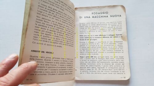 Motom 51 1957 manuale uso manutenzione libretto originale owner's manual
