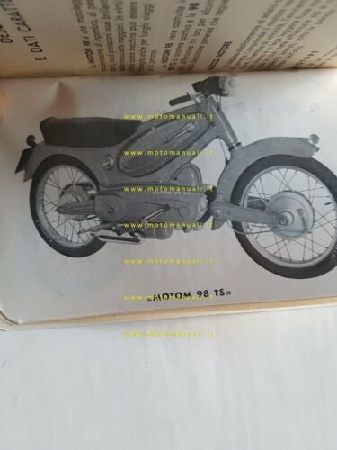 Motom 98 T - TS 1958 manuale uso manutenzione libretto …