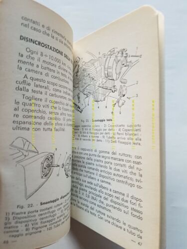 Motom 98 T - TS 1958 manuale uso manutenzione libretto …