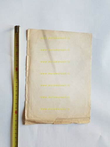 Motom 98 T depliant anni 50 originale italiano