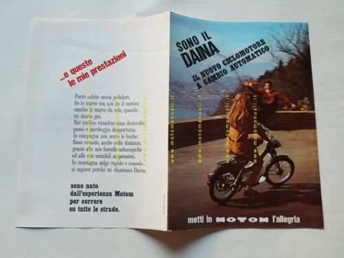 Motom Daina - Dainamatic 50 1967 depliant originale italiano