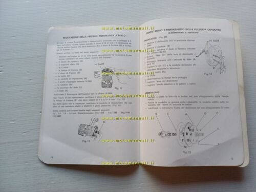 Motom Daina 1967 manuale officina italiano originale