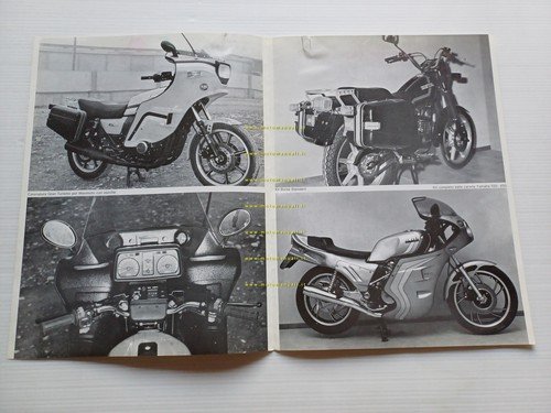 Motoplast produzione carenature accessori depliant italiano originale anni 80