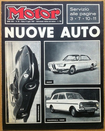 Motor - 1965 n° 26 - BMW 2000 CS - … | Immagine principale