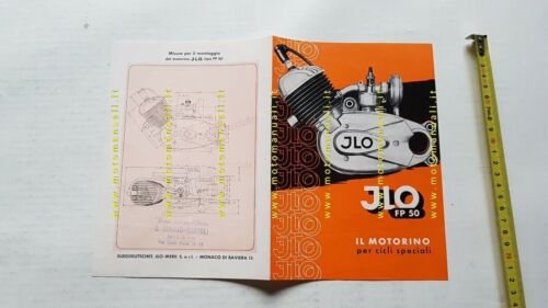 Motore Jlo FP 50 anni 50 depliant Italiano originale brochure