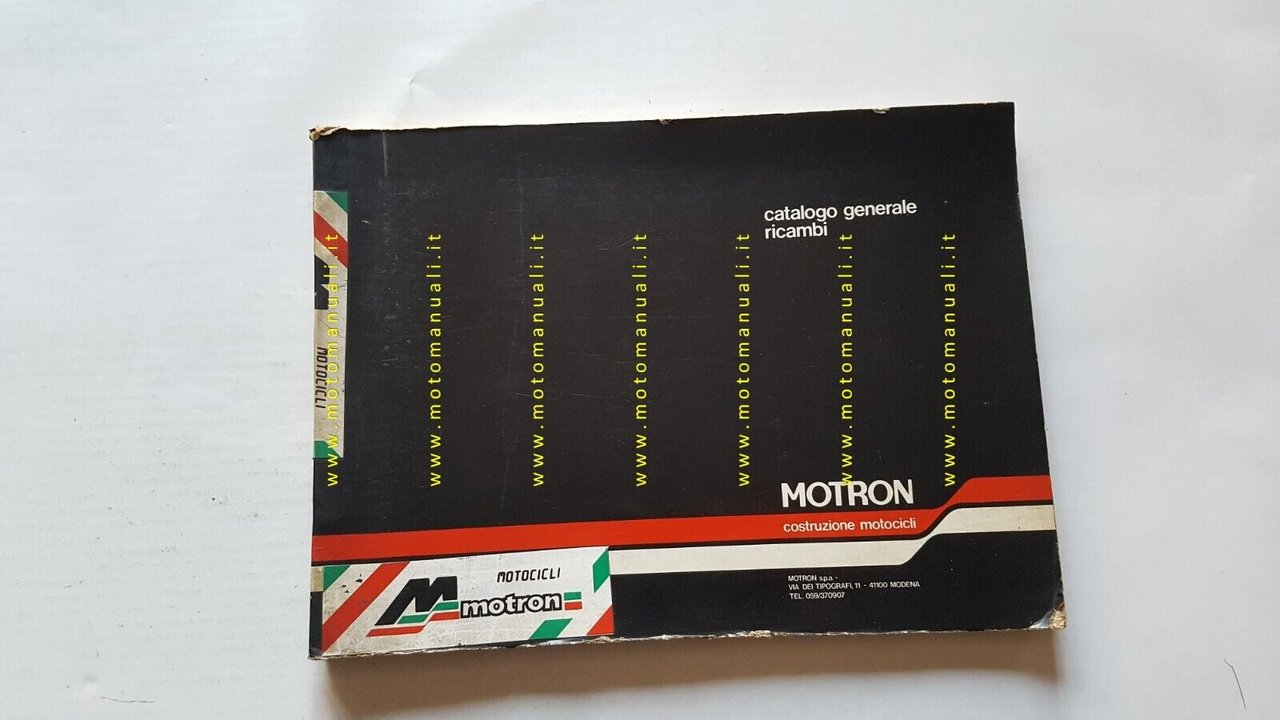 Motron 50 catalogo generale ricambi tutti ciclomotori 1982 originale parts …