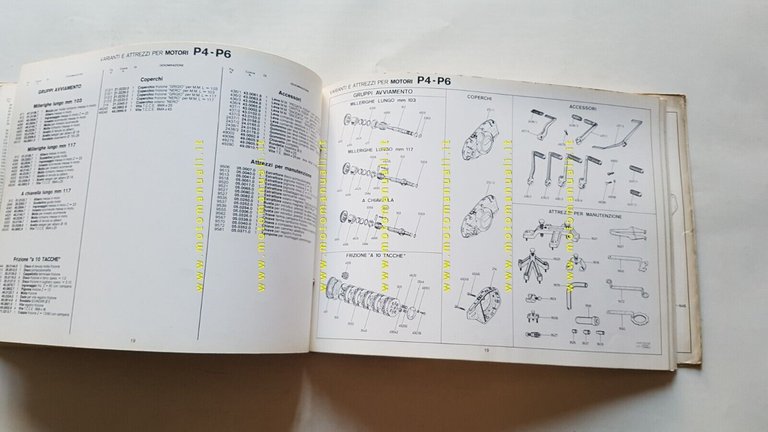 Motron 50 catalogo generale ricambi tutti ciclomotori 1982 originale parts …