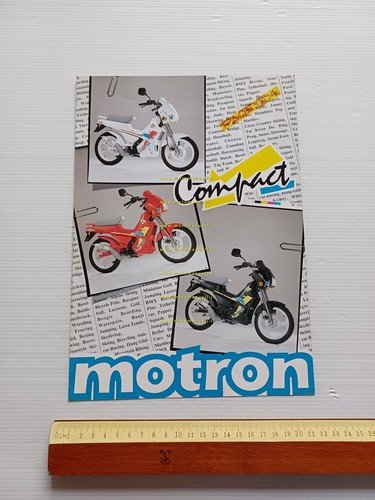 Motron 50 Compact TUBONE 1989 depliant italiano originale