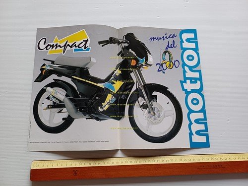Motron 50 Compact TUBONE 1989 depliant italiano originale