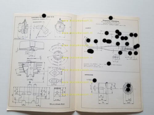 Motron 50 GL4 tubone 1980 scheda omologazione DGM Facsimile originale