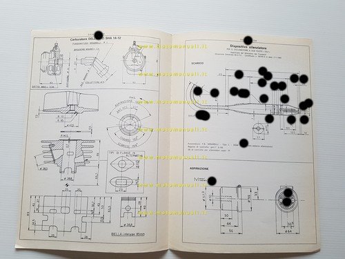 Motron 50 GL4 tubone 1980 scheda omologazione DGM Facsimile originale