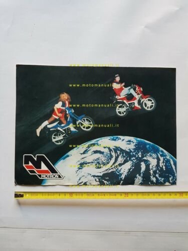 Motron 50 GTO Liquid Cooled 1985 tubone depliant ITALIANO originale …