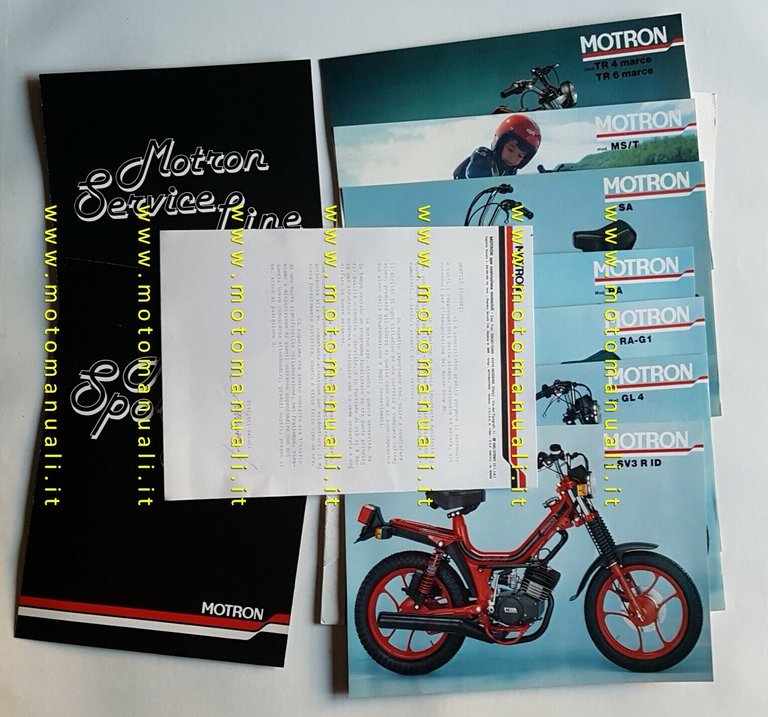 MOTRON cartella stampa MOTORSHOW 1980 originale genuine press kit