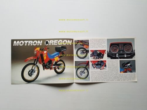 Motron Oregon 50 1986 depliant italiano originale