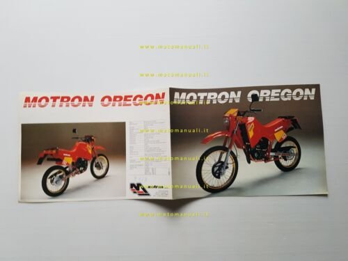 Motron Oregon 50 1986 depliant italiano originale