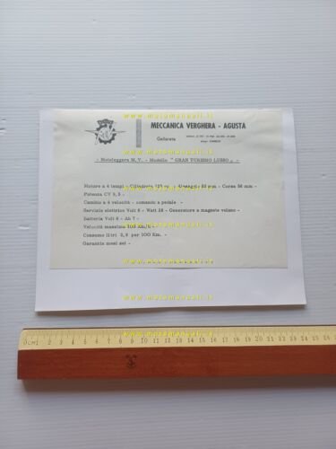 MV Agusta 125 Gran Turismo Lusso 1964 foto cartella stampa …