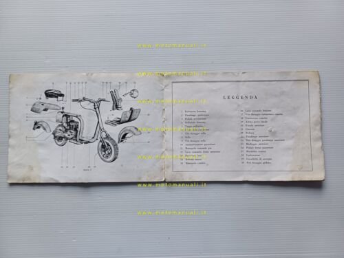 MV Agusta 125 Ovunque Scooter anni 50 manuale uso manutenzione …