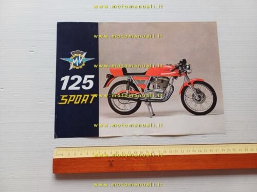 MV AGUSTA 125 Sport 1975 depliant originale italiano