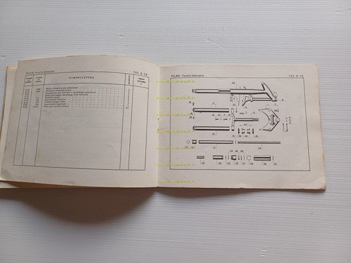MV Agusta 125 T.R.L. Turismo Rapido Lusso 1957 catalogo ricambi …