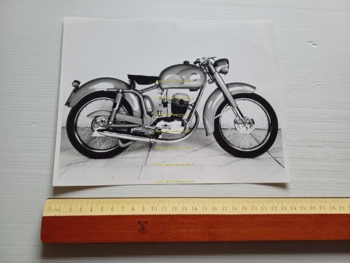 MV Agusta 125 TR 1955 foto cartella stampa originale