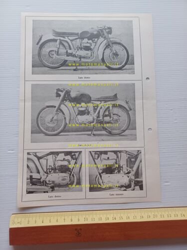 MV Agusta 150 SEL Sport 1951 scheda omologazione FMI M.S.D.S. …