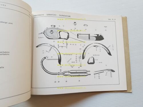 MV Agusta 150 Sport 1963 catalogo ricambi originale spare parts …