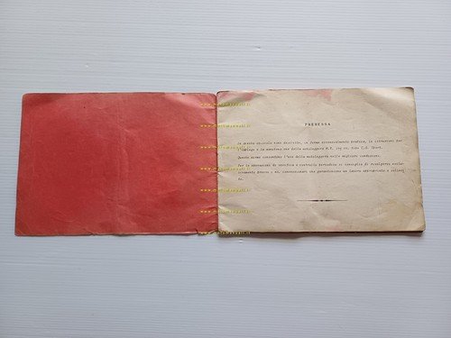 MV Agusta 175 C.S. Sport 1956 manuale uso manutenzione libretto …
