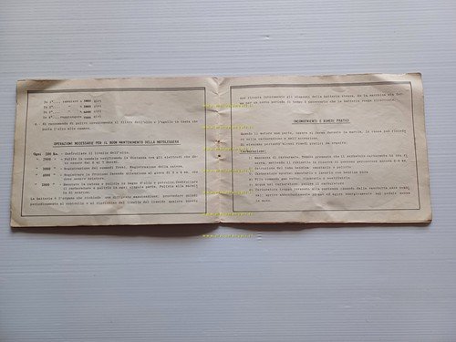 MV Agusta 175 C.S. Sport 1956 manuale uso manutenzione libretto …