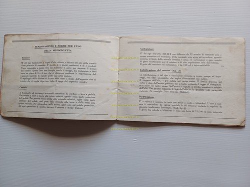 MV Agusta 175 C.S. Sport 1957 manuale uso manutenzione libretto …