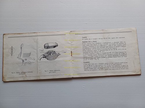 MV Agusta 175 C.S. Sport 1957 manuale uso manutenzione libretto …