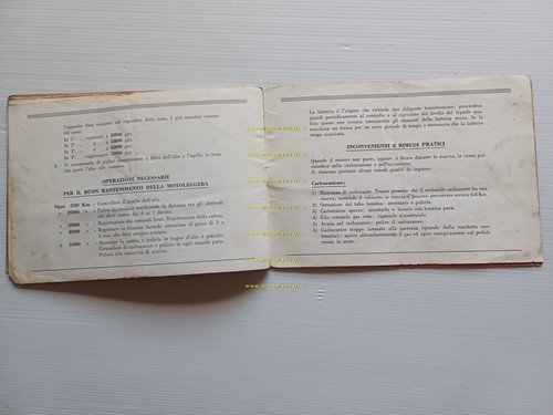 MV Agusta 175 C.S. Sport 1957 manuale uso manutenzione libretto …