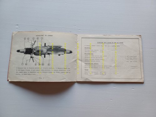 MV Agusta 175 C.S.T.L. 1954 manuale uso manutenzione originale owner's …