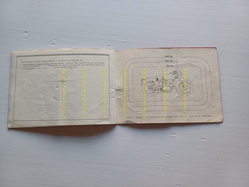 MV Agusta 175 C.S.T.L. 1954 manuale uso manutenzione originale owner's …