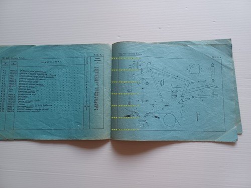 MV Agusta 175 Sport 1955 aggiornamento catalogo ricambi CST-L