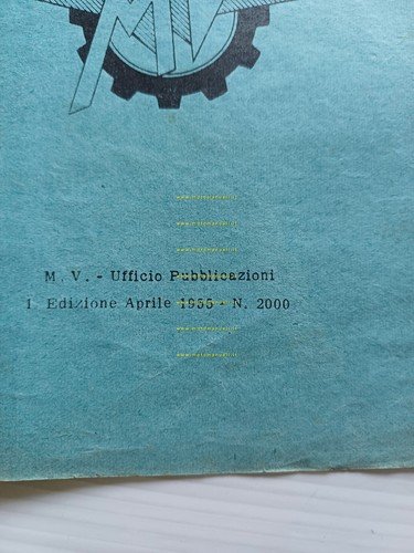 MV Agusta 175 Sport 1955 aggiornamento catalogo ricambi CST-L