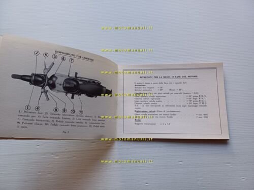 MV Agusta 235 Tevere 1960 manuale uso manutenzione libretto italiano …