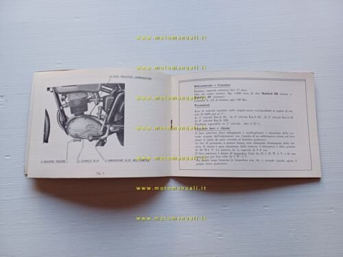MV Agusta 235 Tevere 1960 manuale uso manutenzione libretto italiano …
