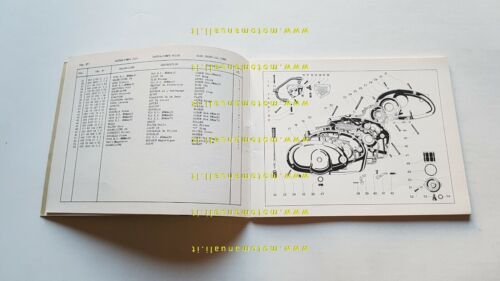 MV Agusta 250 B 1969 catalogo ricambi originale genuine spare …