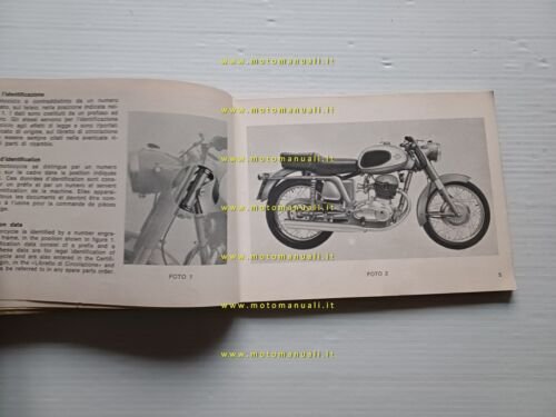 MV Agusta 250 B 1969 manuale uso manutenzione libretto originale …