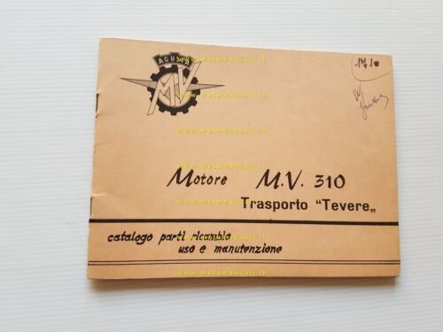 MV Agusta 310 MOTORE Tevere 1970 Motocarro catalogo ricambi + …