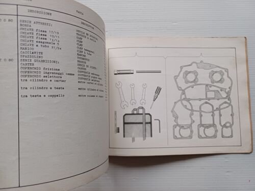 MV Agusta 350 B Sport Puntine 1972 catalogo ricambi originale …