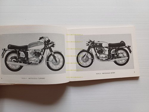MV Agusta 350 B Sport Turismo 1971-2 manuale uso manutenzione …