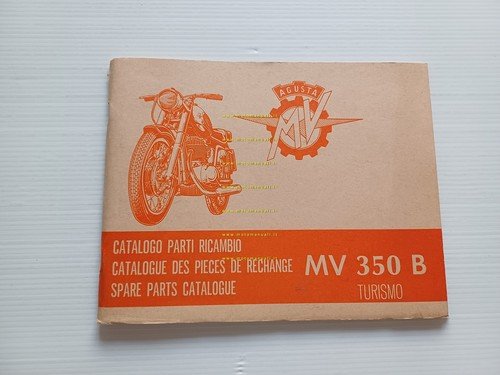 MV Agusta 350 B Turismo Puntine 1971 catalogo ricambi originale …
