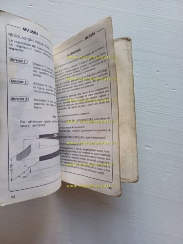MV Agusta 350 Sport Ipotesi 1975 manuale uso manutenzione libretto …