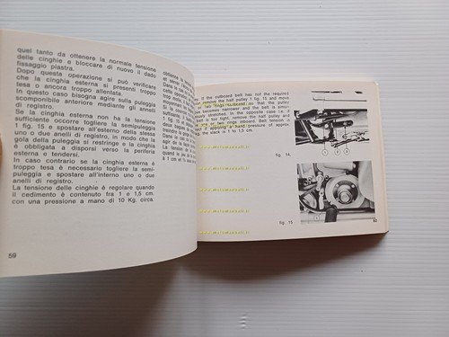 MV Agusta 600 4C 1968 manuale uso manutenzione originale owner's …